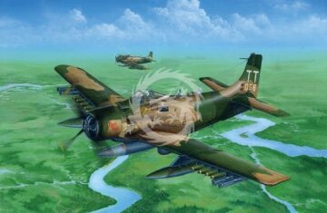 A-1J AD-7 Skyraider Trumpeter 02254 skala 1/32