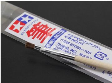 Tamiya Pędzel modelarski Płaski pędzel nr 01 Tamiya 87028