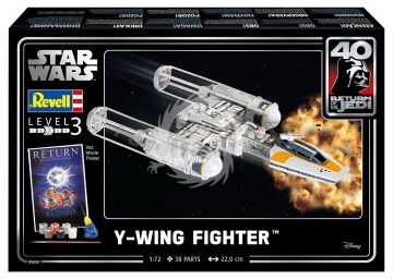 Star Wars Y-Wing Fighter Gift Set Revell  05658 skala 1/72