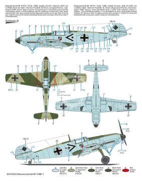 Messerschmitt Bf 109E-1 ‘Lightly-Armed Emil’ Special Hobby SH72454 skala 1/72