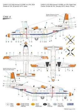 Casa C-212 France Azur FR0040 skala  1/72