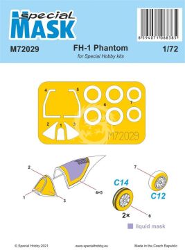 Maska do FH-1 Phantom MASK Special Hobby M72029 skala  1/72