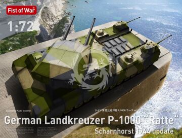 NA ZAMÓWIENIE - German WWII P.1000 ratte scharnhorst,1944 - Modelcollect UA72355 skala 1/72 