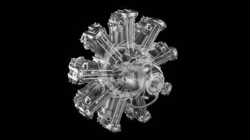 Bristol Jupiter VIII Radial Engine - Metallic Details MDR72124 skala 1/72