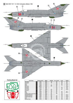 MiG-21MF Polish Air Force - Hobby 2000 H2K32019 skala 1/32