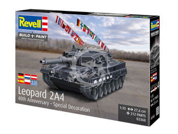 Leopard 2A4 - Special Decoration 40th anniversary - Revell 03368 skala 1/35 