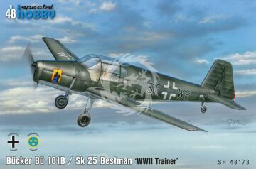 PRZEDSPRZEDAZ - Bücker Bü 181B / Sk 25 Bestmann 'WWII Trainer' - Special Hobby SH48173 skala 1/48