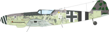 Bf 109K-4 - Eduard 70166 skala 1/72 