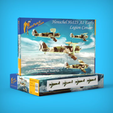 Henschel Hs 123 A1 Early Legion Condor GasPatch models 16-48097 skala 1:48 