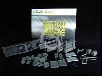 MDR7219 SR-71 Metallic Details Blackbird. Landing gears-Metallic Details 1/72