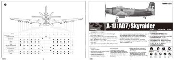 A-1J AD-7 Skyraider Trumpeter 02254 skala 1/32