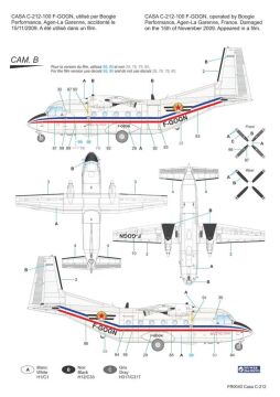 Casa C-212 France Azur FR0040 skala  1/72