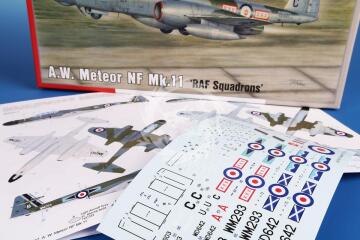  A.W. Meteor NF Mk.11 RAF Squardrons - Special Hobby SH72437 skala 1/72 