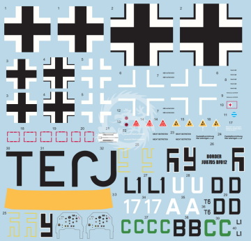 Junkers Ju 87 D5 Stuka - Border Model BF-012 skala 1/35