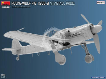 Focke Wulf  Fw-190 D-9 - MIMETALL PRODUCTION - BASIC KIT  - Mini Art 48040 skala 1/48 