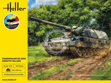 PRZEDSPRZEDAZ -  STARTER KIT Panzerhaubitze 2000 (PzH 2000) - Esercito Italiano - Heller 35805 skala 1/72