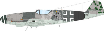 Bf 109K-4 - Eduard 70166 skala 1/72 
