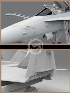 F/A-18A/C/D Aggressor VFC-12 & VFA-204 Kinetic K48088 skala 1/48