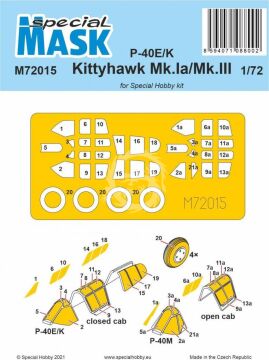 Maski do Mirage F.1 Single Seater Mask Special Hobby M72013 skala 1/72