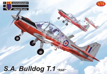 S.A. Bulldog T.1 „RAF“ Kovozávody Prostějov KPM0298 skala 1/72
