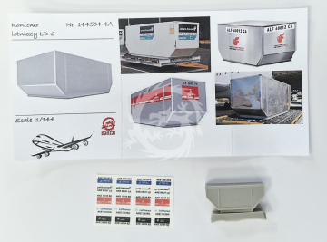 Kontener lotniczy LD-6 - Banzai 144504-4A skala 1/144