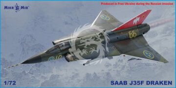 NA ZAMÓWIENIE - Saab J35F Draken - Mikromir 72-027 skala 1/72