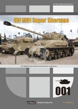 Książka - IDF M51 Super Sherman - BOOK - Wolfpack WPB1001 