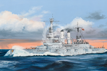 Schleswig-Holstein Battleship 1935 - Trumpeter 05354 skala 1/350