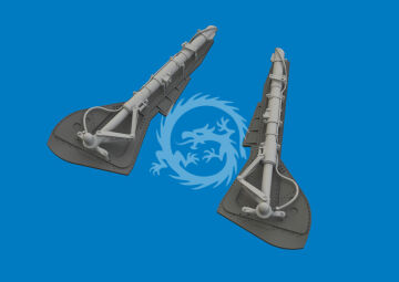 Fw 190A-8/R2 undercarriage legs PRINT for Eduard - Eduard Accessories 	6481179 skala 1/48