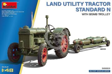  Przedsprzedaż - Land Utility Tractor Standard N with Bomb Trolley - MiniArt 50003 skala 1:48