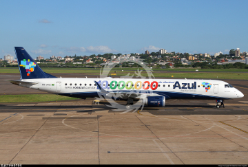 Embraer 195 LOT SP-LNN + Azul PR-AYQ 10 000 000 - Banzai 144015 - 1/144