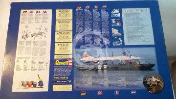 Concorde 1969-2003 + farby i klej Revell 05757  skala 1/144