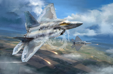 Model plastikowy Lockheed Martin F-22A Raptor I Love Kit 62801 1/48
