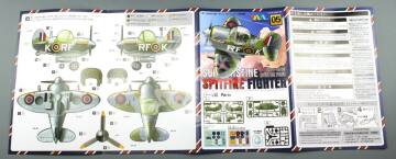 Model plastikowy WWII Royal Air Force Supermarine Spitfire Fighter Tiger Model TM-105 skala 1/Egg