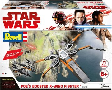 Poe Boosted X Wing Fighter Star Wars Revell 06763  1/78