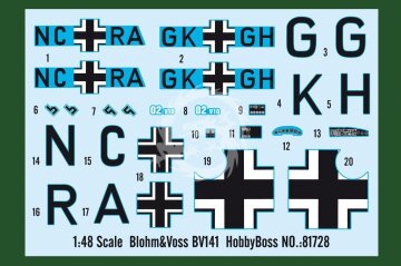 Blohm & Voss BV141 HobbyBoss 81728 skala 1/48