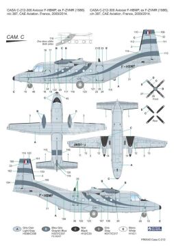 Casa C-212 France Azur FR0040 skala  1/72
