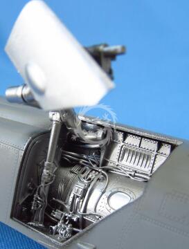 Mikoyan MiG-27 wheel bays (designed to be used with Trumpeter kits) Metallic Details MDR48101 skala 1/48