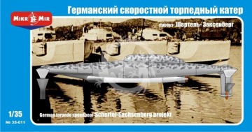 German Torpedo Speedboat Schertel-Sachsenberg projekt MikroMir 35-011 skala 1/35