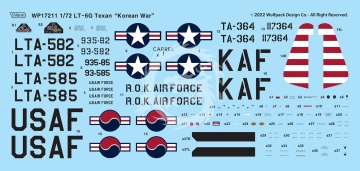 LT-6G Texan 'Korean War' Wolfpack WP17211 skala 1/72