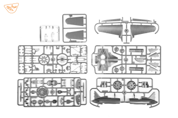  I-16 Type 5 (late) in the sky of Spain Clear Prop CP4822 skala 1/48