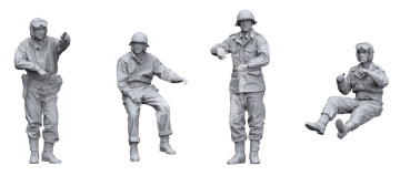 WW II U.S. Tank Crew Border Model BR-007 skala 1/35