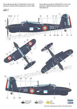 Fairey Barracuda Mk.III 'ASV Mk.XI Radar' Special Hobby SH72408 skala  1/72