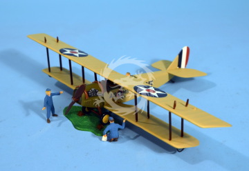 Curtiss Jenny JN-4 z neklejkami do wersji US i Argentyna - Glencoe Models 5119 skala 1/48