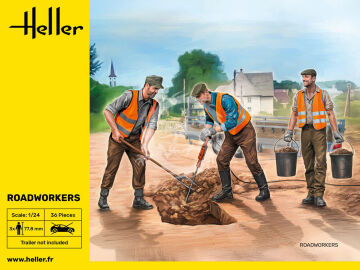 PRZEDSPRZEDAZ -  Road Workers - Heller 82754 skala 1/24