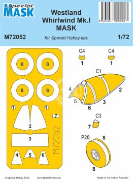 Westland Whirlwind Mk.I MASK - Special Hobby M72052 skala 1/72
