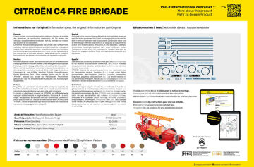 Citroen C4 Fire Brigade - Heller 56733 skala 1/24