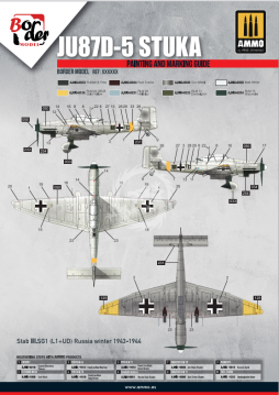 Junkers Ju 87 D5 Stuka - Border Model BF-012 skala 1/35