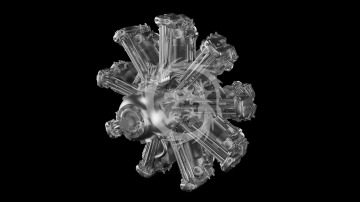 Bristol Jupiter VIII Radial Engine - Metallic Details MDR72124 skala 1/72