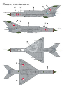 MiG-21MF Polish Air Force - Hobby 2000 H2K32019 skala 1/32